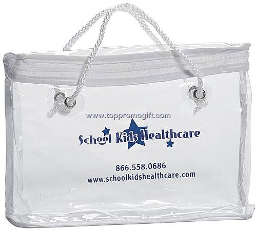 Clear Vinyl Zippered Tote Bag, Wholesale Clear Vinyl Zippered Tote Bag ...