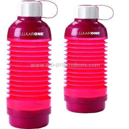 21oz COLLAPSIBLE WATER BOTTLE WITH PILL BOX