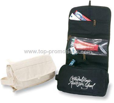 Trifold Toiletry Bag - natural