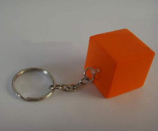 Cuboid keychain Stress ball