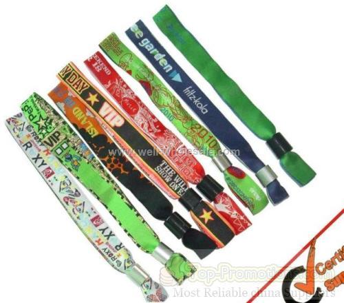Recycling Fashion Event Fabric Woven Wristbands