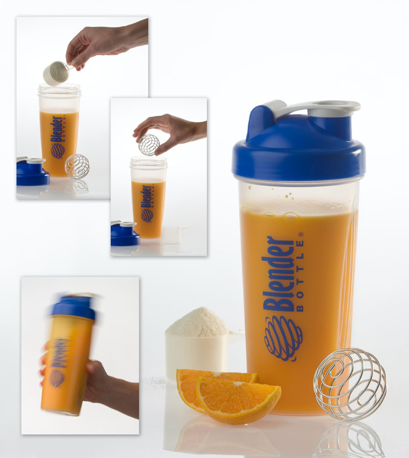 BPA free plastic blender bottle