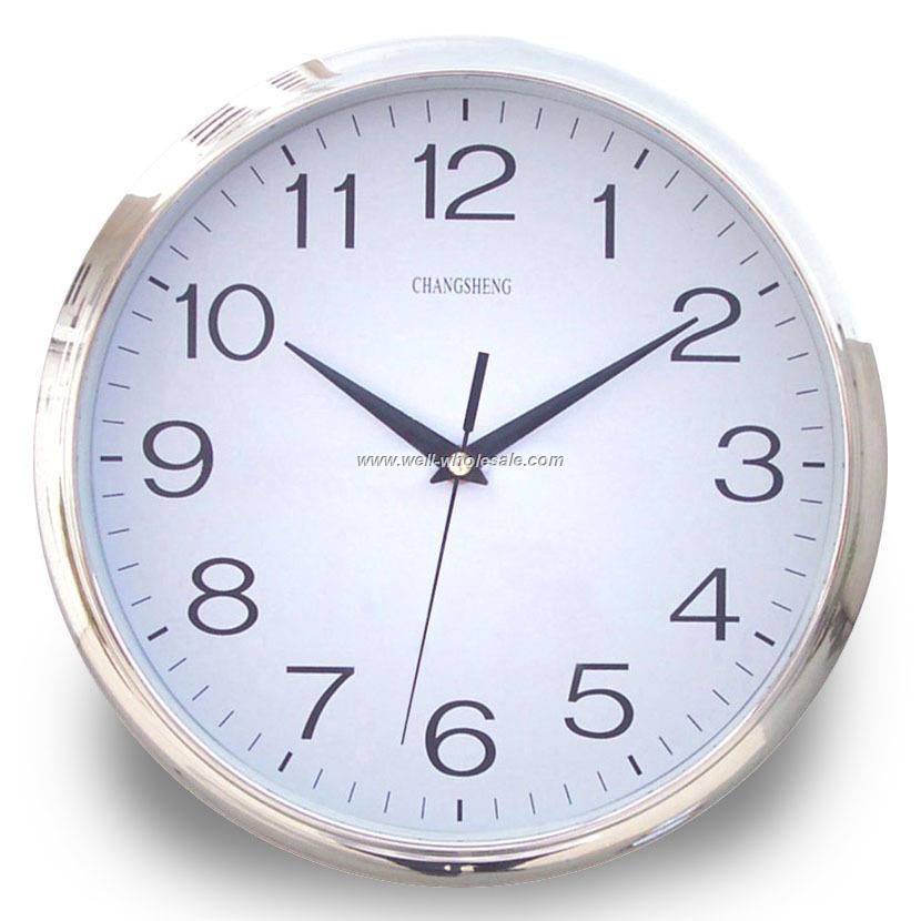 12"Plastic Wall Clock