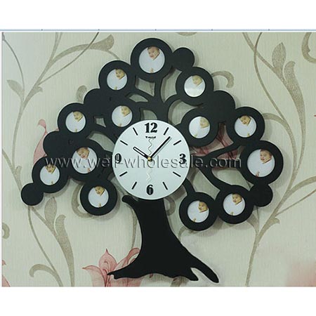 Tree shape clock,novelty wall clock