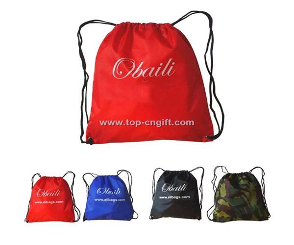 Nylon drawstring backpack