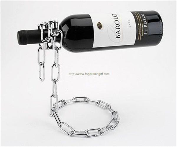3013 Chain Optical Illusion Wine Bottle Holder