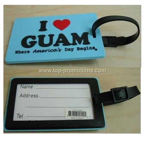 Soft PVC Luggage tag