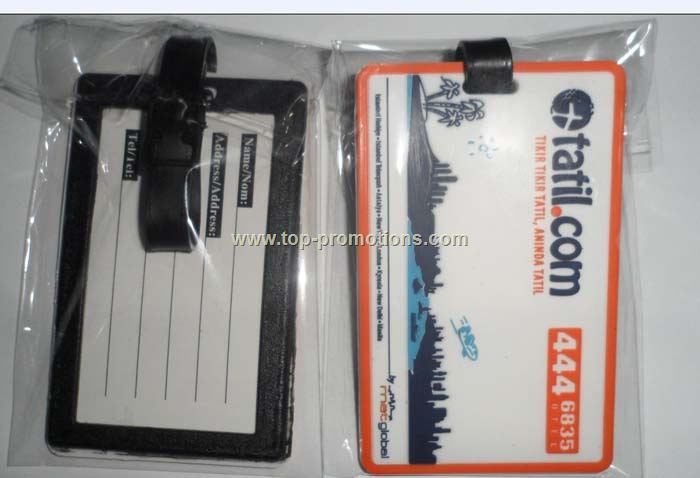 Soft PVC Luggage tag