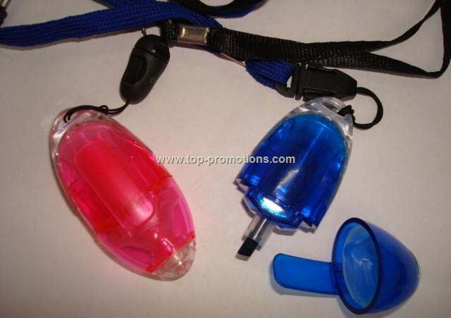 Egg highlighter lanyard