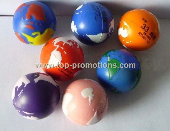 PU Globe Stress ball