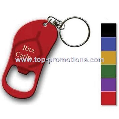 Key ring with sandal shape