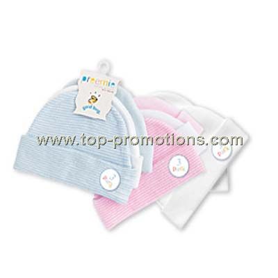 Goldbug Preemie Caps 3pk