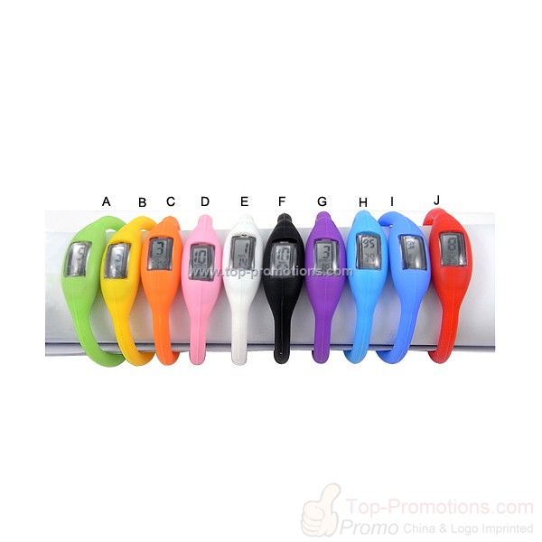 Silicone Sport Wrist Bracelet Watch