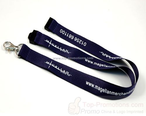 Flat Polyester Lanyard