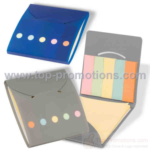 sticky notes and marker pads folding organizer