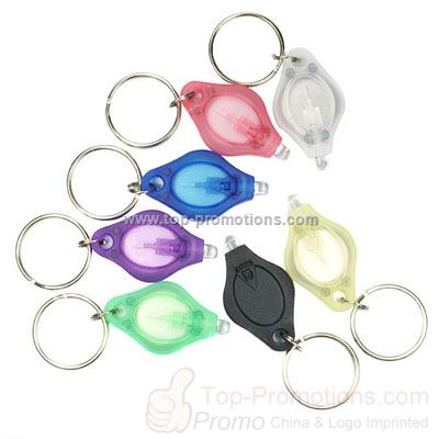 Multicolored Rainbow LED Keychain Flashlights