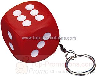 DICE KEYRING STRESS TOYS