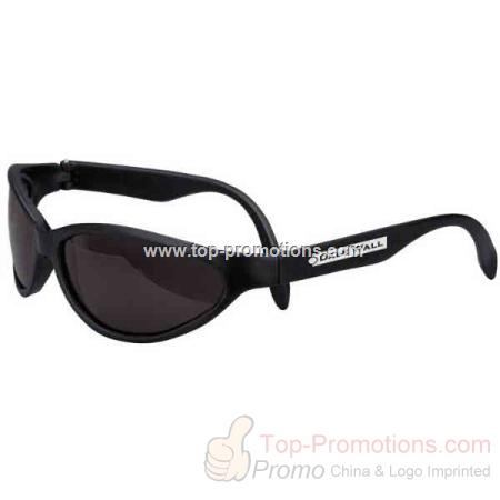 Black Sport Sunglasses With Uv Protection