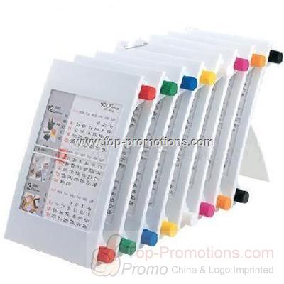 Plastic Desk Calendars