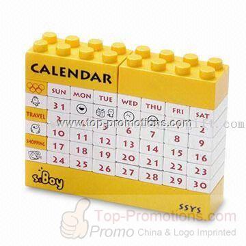 Plastic Desk Calendars