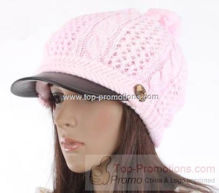 NEWSBOY HAT WOMEN is S CAP BEANIE BERET WARM HAND CRO