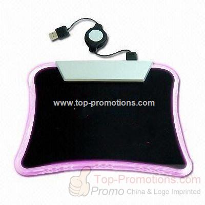 3-port USB HUB with Mouse Pad and Extension Cable