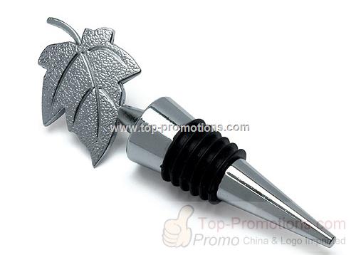 Leaf Wine Stopper Wedding Favor in Gift Packaging