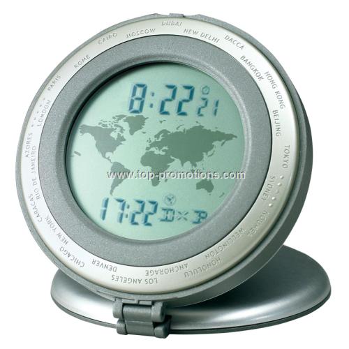 Howard Miller World Travel Alarm Clock