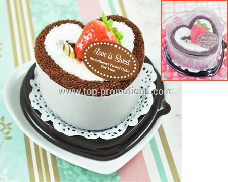 Love is Sweet Towel Cake Favor