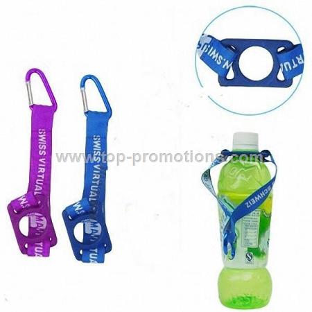 Aluminum Carabiner with Bottle Holder