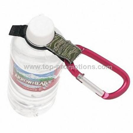 Chums Metal Spring Clip Bottle Holder Carabiner