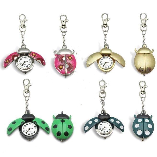 Keychain Watch in Ladybug-shaped