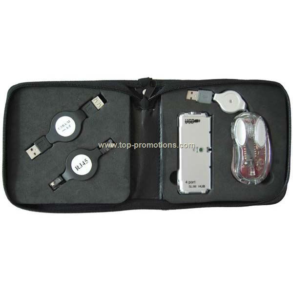 4pcs USB Travel Kit 