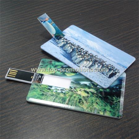 Credit card sized USB cards