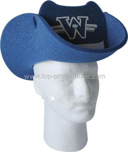 Cowboy Hat Foam Pop-up Visor