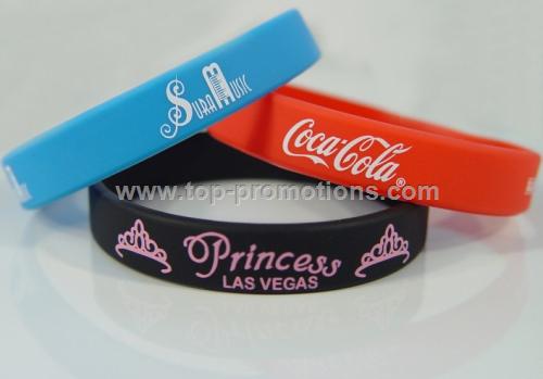 Debossed Silicone Wristbands