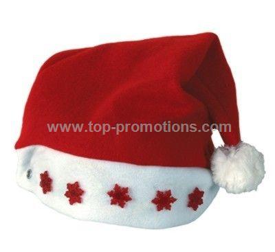 LIGHT UP SANTA HAT