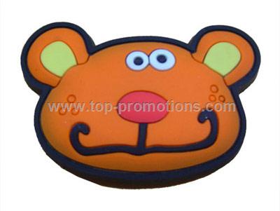 Soft rubber refrigerator magnet