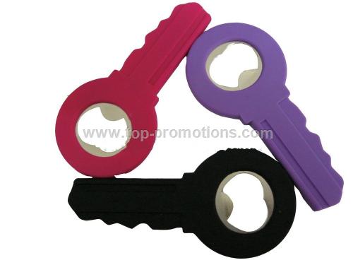 Key Shape Silicone Bottle Cap Opener