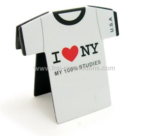 Magnetic Bookmarks in T-shirt Shape