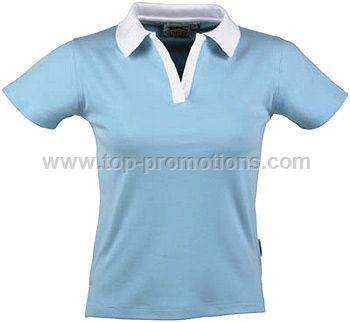 SLAZENGER LADIES CONTRAST POLO