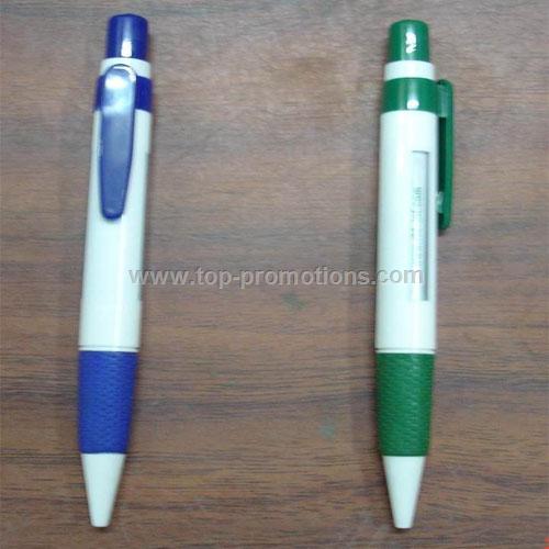 Message Pen with Rubber Grip