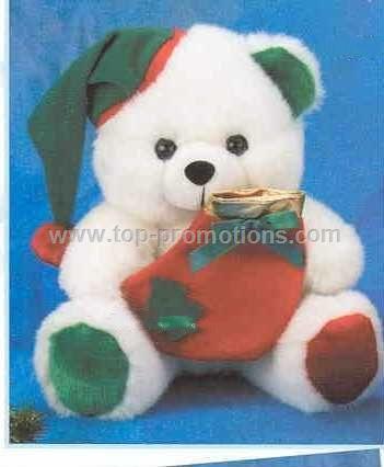 Christmas Bear With Stocking 