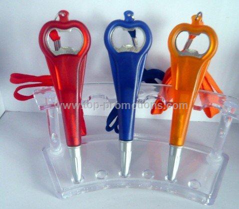 Novelty Bottle Opener Pen