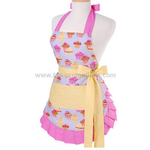 Women Frosted Cupcake Apron