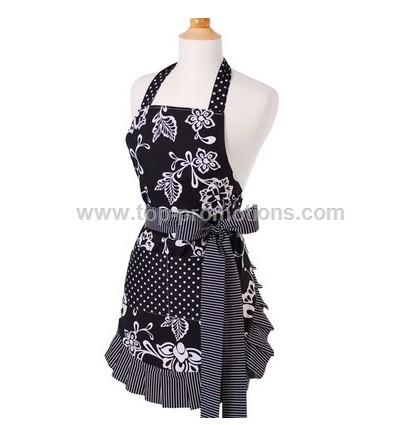 Women  Apron - Sassy Black