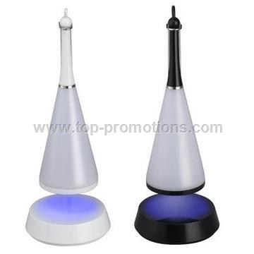 Mini LED light with mini speaker function