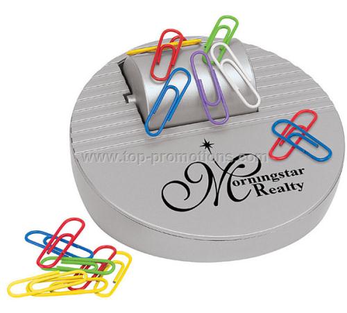 Spin-A-Clip Paper Clip Dispenser