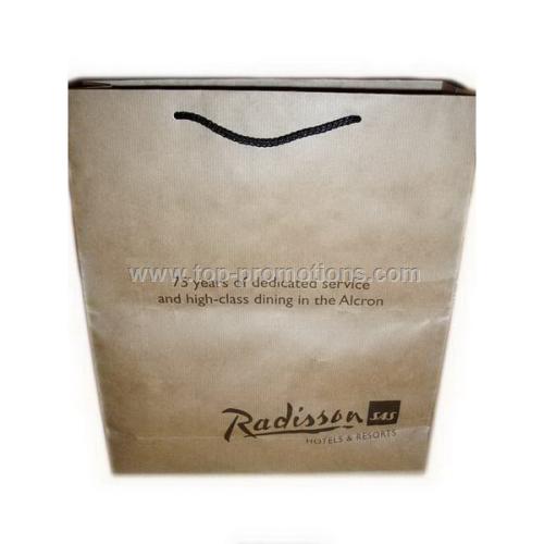 Printed Brown Kraft Paper Bag