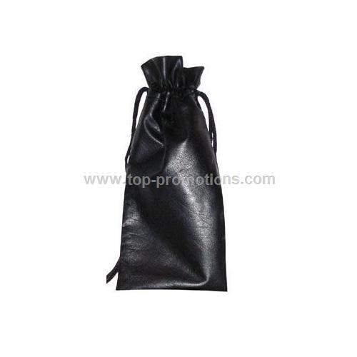 Single Drawstring Wine Pouch